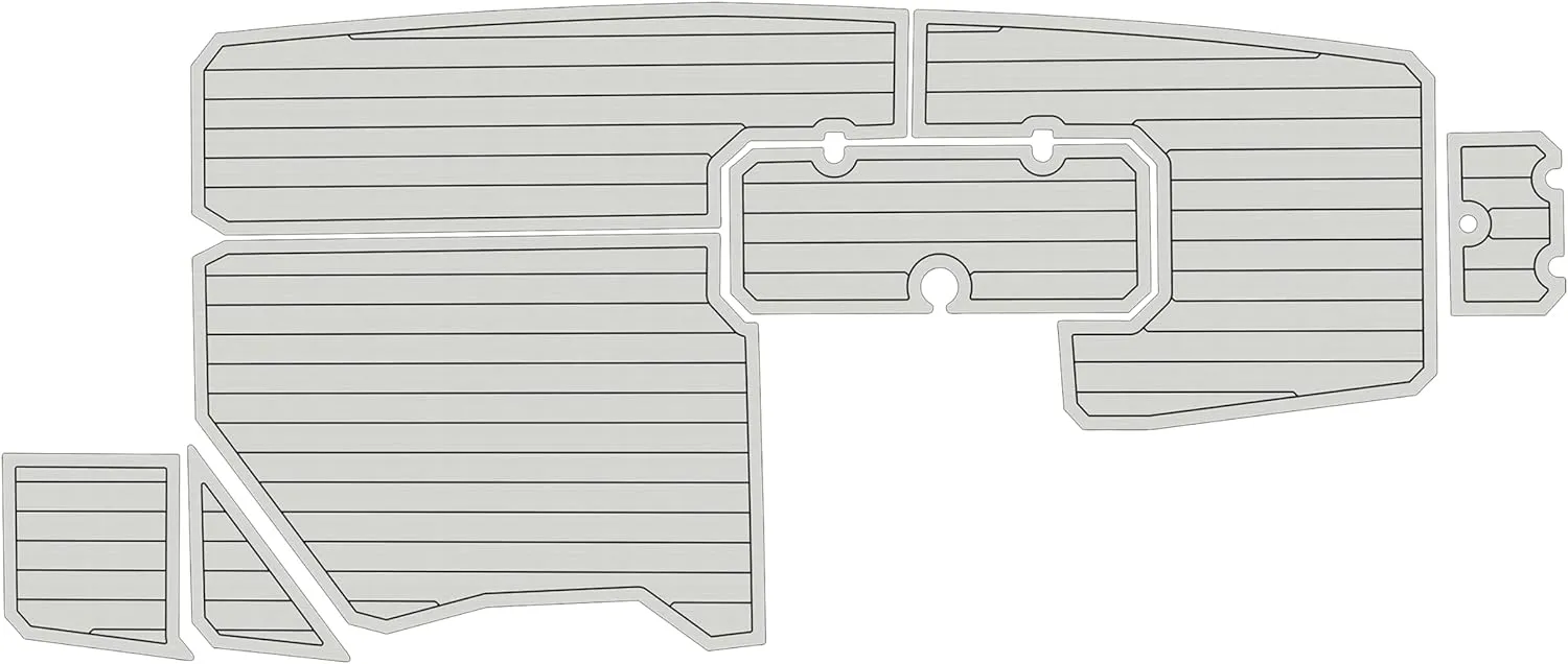 2020-2024 Starcraft SVX 191 Cockpit/4” 6mm EVA Foam Faux Teak Deck Surfing Boat Fishing Boat Motorcycle Hurts Non-Slip mat Marine Floor