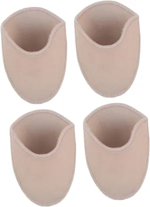 2Pairs Ballet Toe Pads Flexible Forefoot Half Pads for Pointe Protection Soft and Durable Textile Material for Dance Yoga and Performance Use