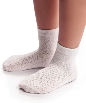 5 Pairs Toddler Little Kid Boys Girls No Show Ankle Socks - Soft Cotton Thin Mesh Infant Baby Summer Socks