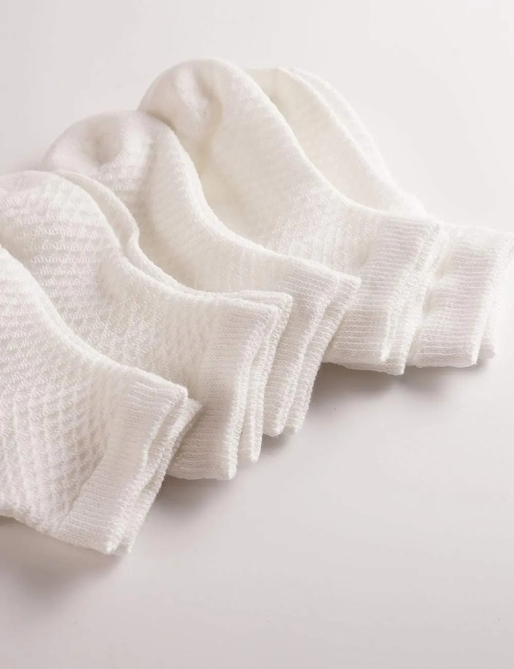 5 Pairs Toddler Little Kid Boys Girls No Show Ankle Socks - Soft Cotton Thin Mesh Infant Baby Summer Socks