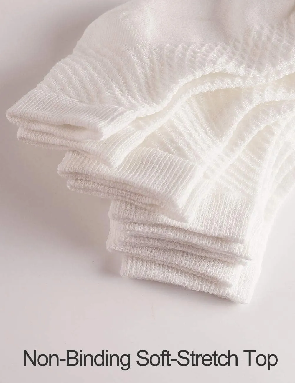 5 Pairs Toddler Little Kid Boys Girls No Show Ankle Socks - Soft Cotton Thin Mesh Infant Baby Summer Socks