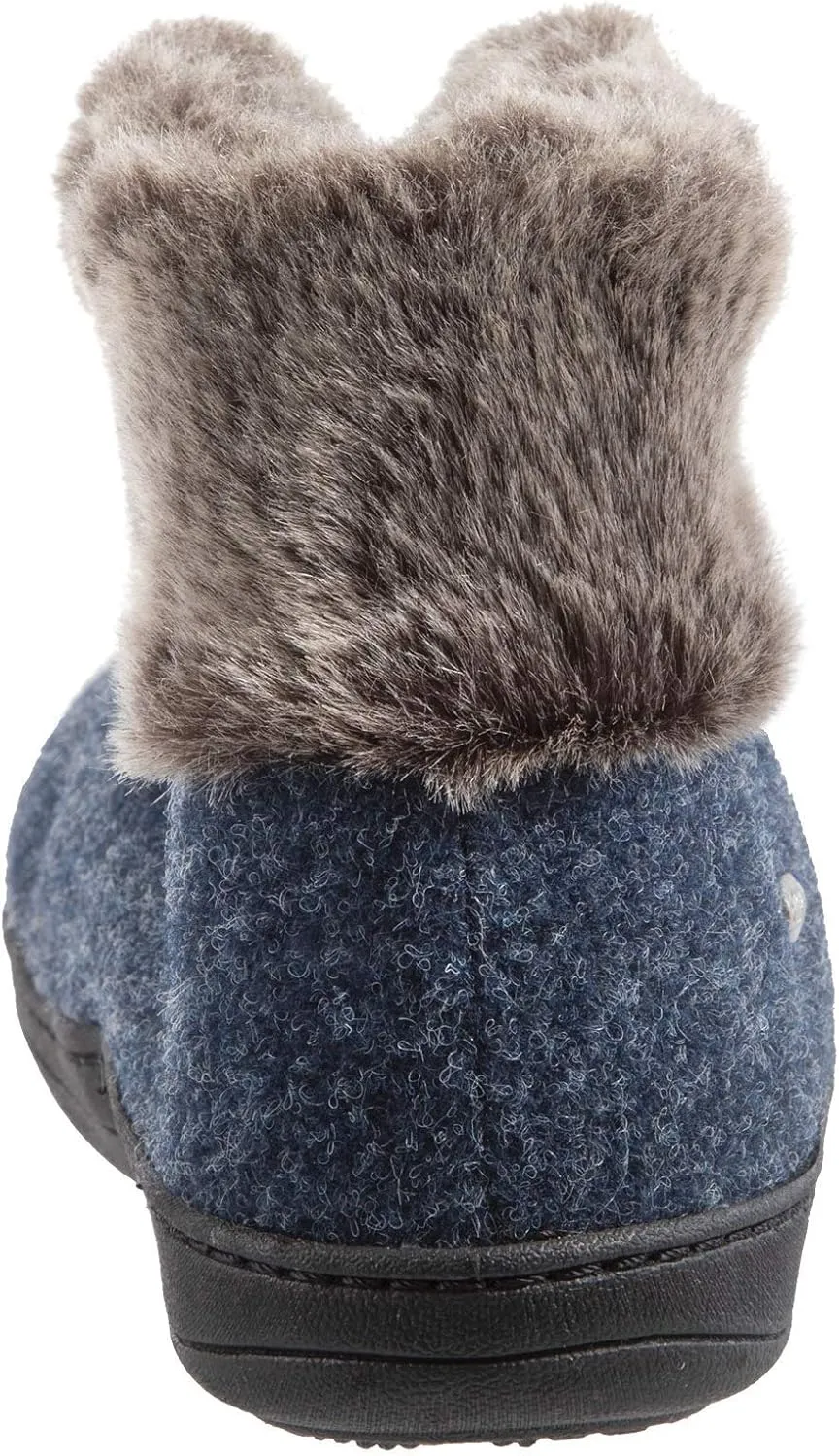 Acorn Women's Faux Chinchilla Bootie II Slipper