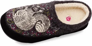 Acorn Womens Slipper with Berber Lining, Suede Siding and Durable Non-Slip Indoor/Outdoor Sole
