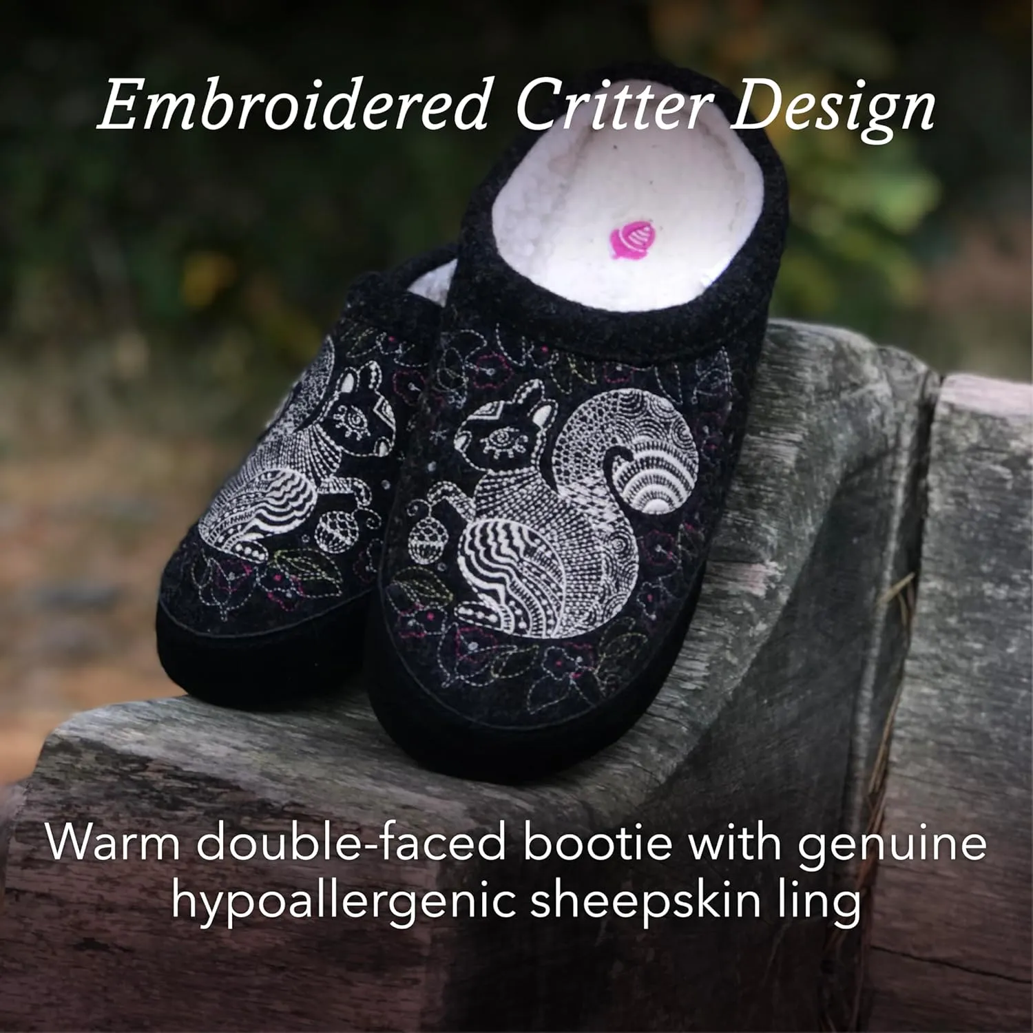 Acorn Womens Slipper with Berber Lining, Suede Siding and Durable Non-Slip Indoor/Outdoor Sole