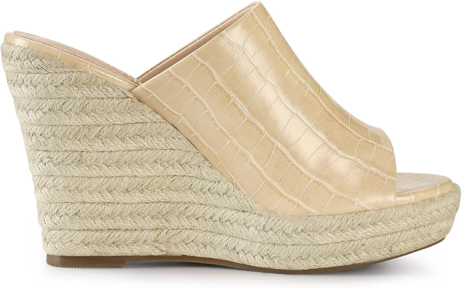 Allegra K Women's Espadrilles Wedges Wedge Sandals