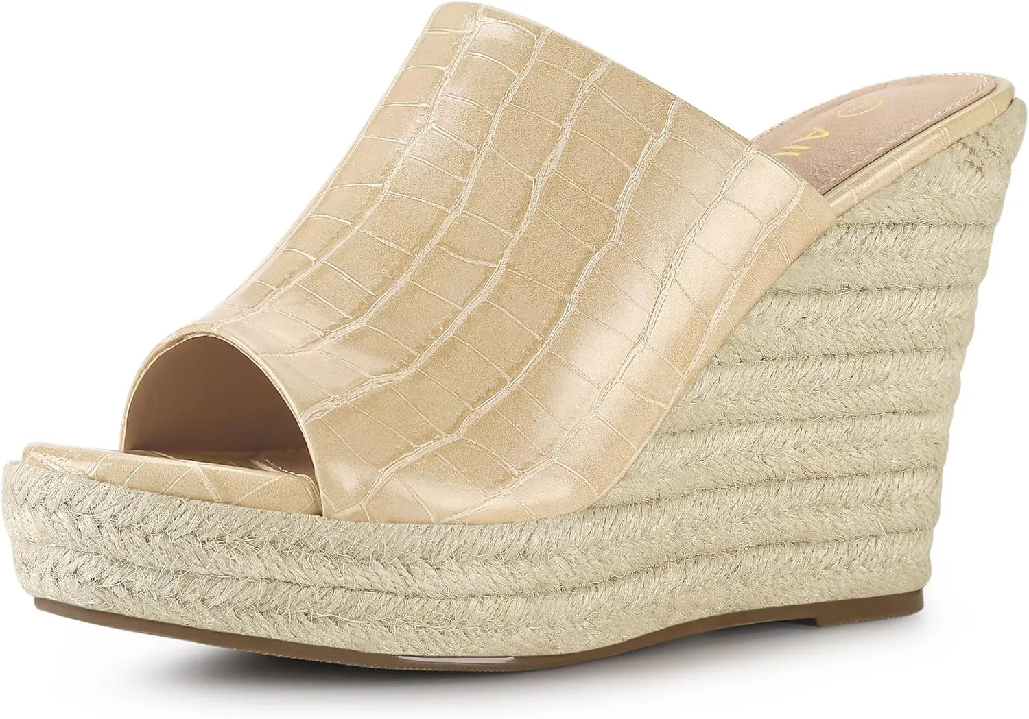 Allegra K Women's Espadrilles Wedges Wedge Sandals