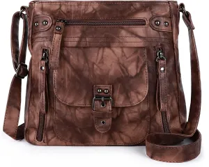 Angel Kiss Crossbody Bags Shoulder Bags and Handbags for Women Multi Pocket Daily Soft Hobo Purses Medium Size