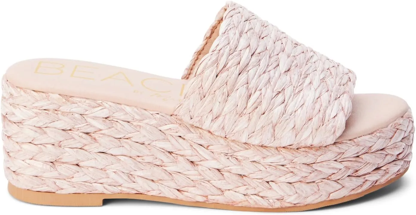 BEACH by Matisse Womens Peony Platform Espadrille Casual Sandals Casual High Heel 3" & Up