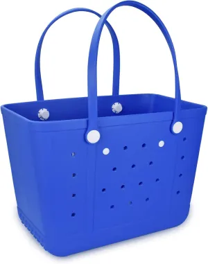 Beach Tote Bag for Women, Rubber Beach Bag Waterproof Sandproof, Extra Large EVA Tote Bag Boat Bag
