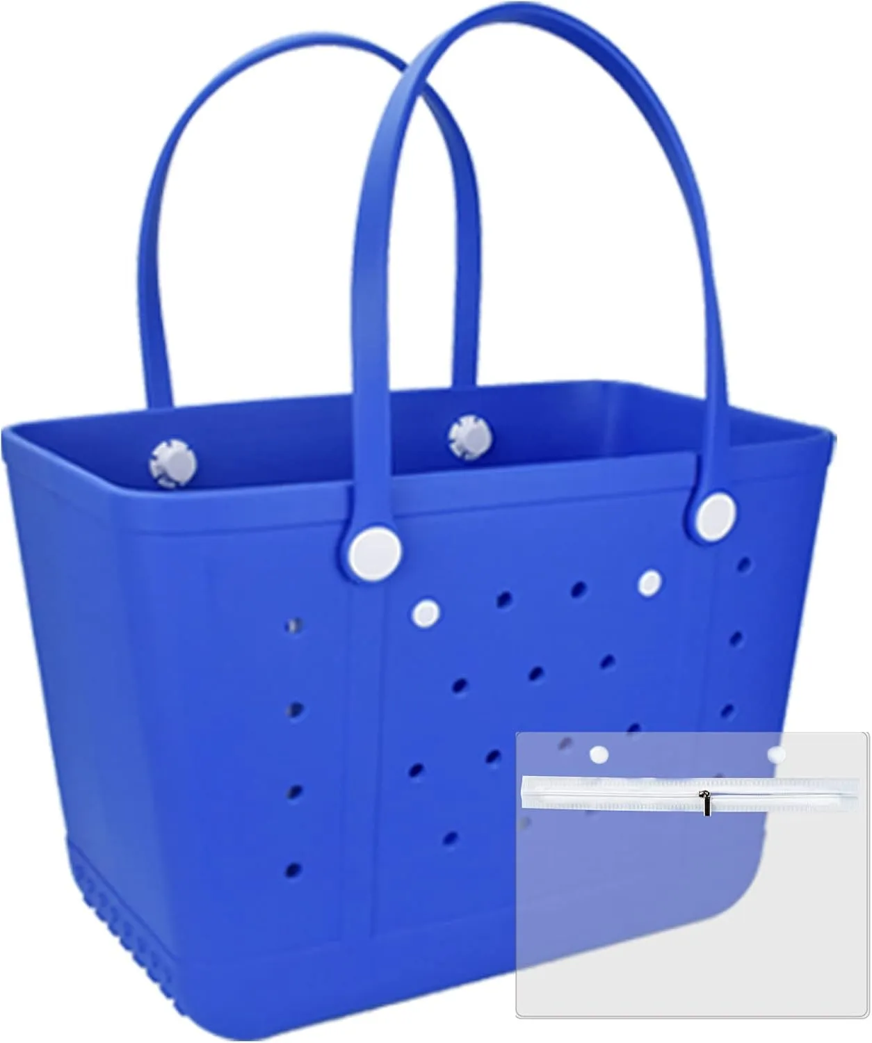 Beach Tote Bag for Women, Rubber Beach Bag Waterproof Sandproof, Extra Large EVA Tote Bag Boat Bag