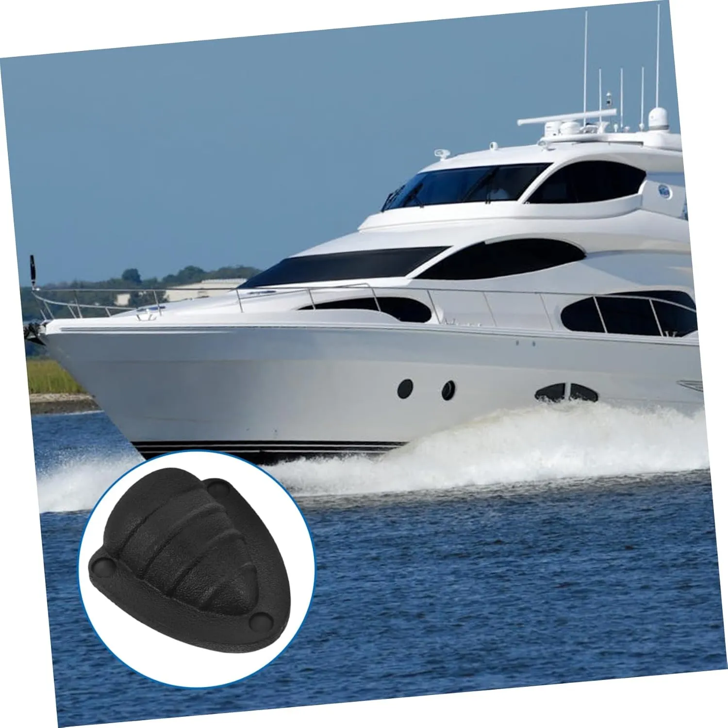 BESPORTBLE Boat Accessories Boat Parts Marine Accessories Air Vent Covers Blaclight Cord Protector Cable