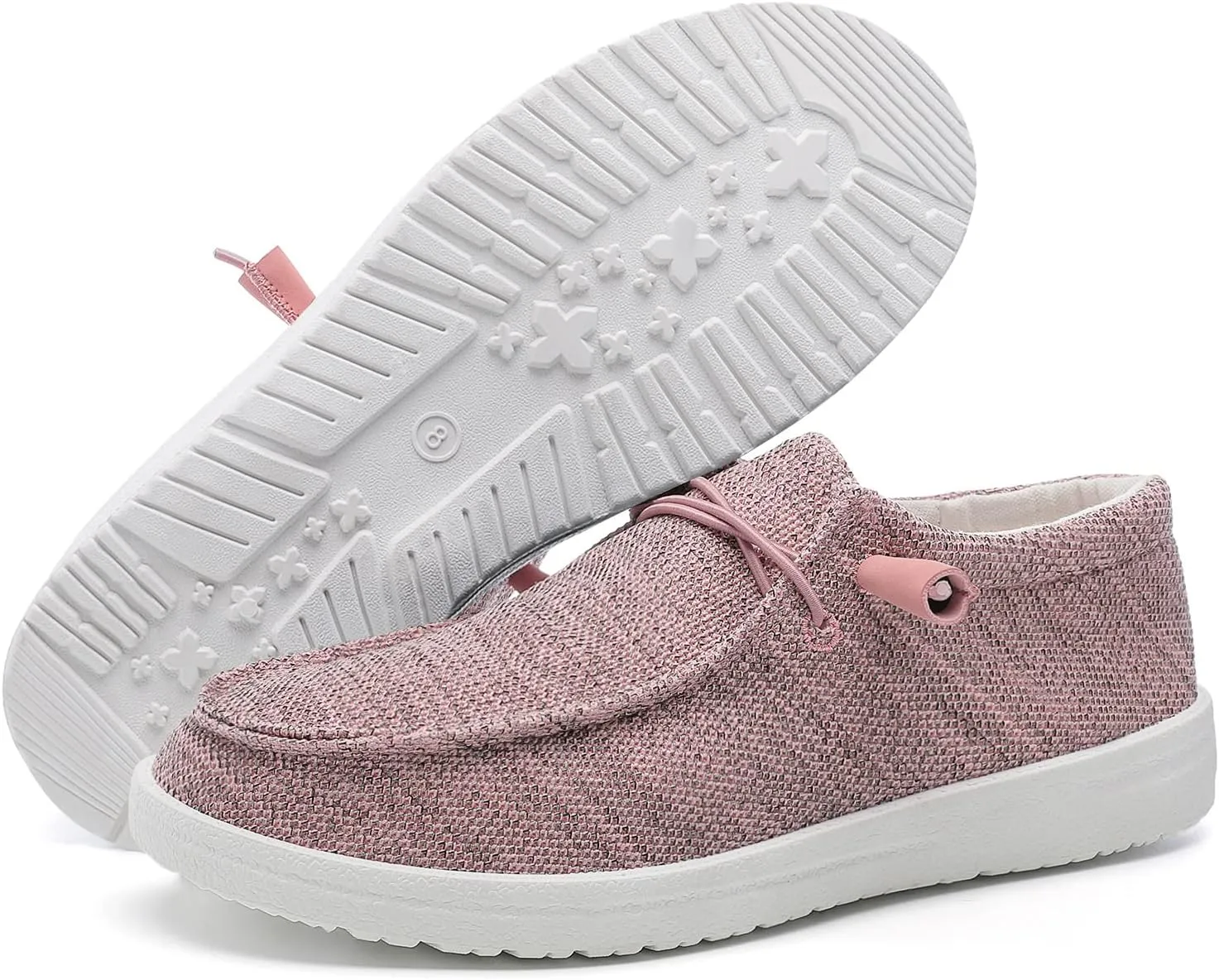 Betrue Lightweight Boat Shoes for Women, Womens Casual Loafers, Womens Slip On Deck Shoes, Breathable Canvas Sneakers for Women