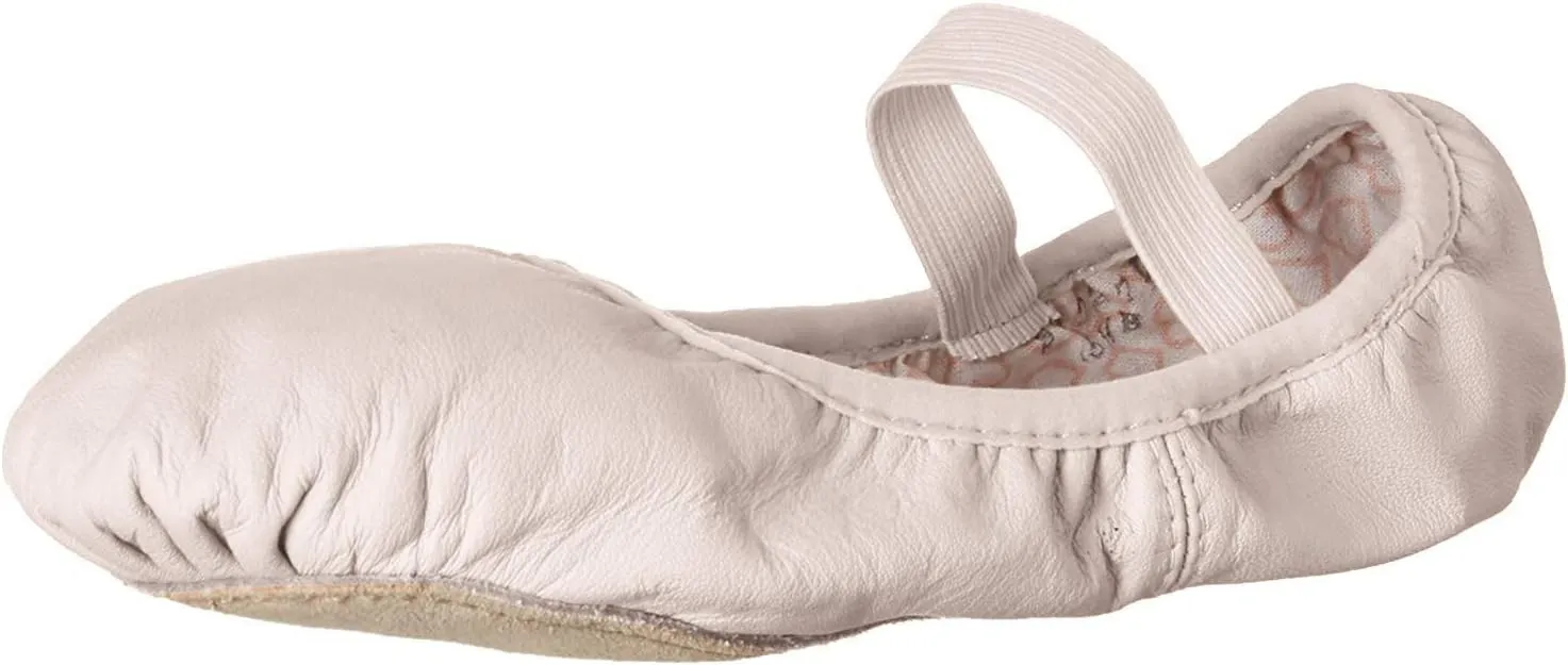 Bloch Child Ballet Shoes Toddler Shoes, Girls Shoes, High Durability Soft Leather Upper, Flexibility Full Suede Outsole, Pre-Sewn Elastic, 7.5 Wide