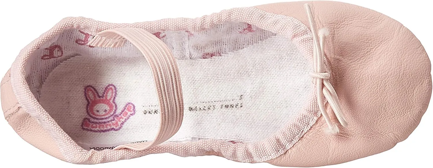 Bloch Unisex-Child Dance Girl's Bunnyhop Full Sole Leather Ballet Slipper/Shoe