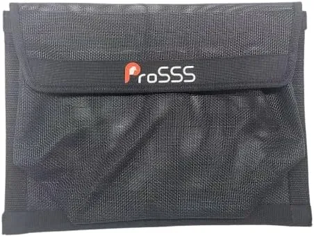 Boat 13.7" * 9.8" Self-Adhesive Storage Mesh Bag,Marine Organizer for Tools, Gear & Accessories,Waterproof Strong Adhesive Backing, Easy to Install & Remove
