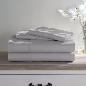 Boating Sheet Set - 100% Egyptian Cotton Bedding Set - 600 Thread Count - Best V Berth Boat Sheets - 8 inch Deep Pockets - Great Gift for Boaters |Universal V Berth, Light Grey Solid|