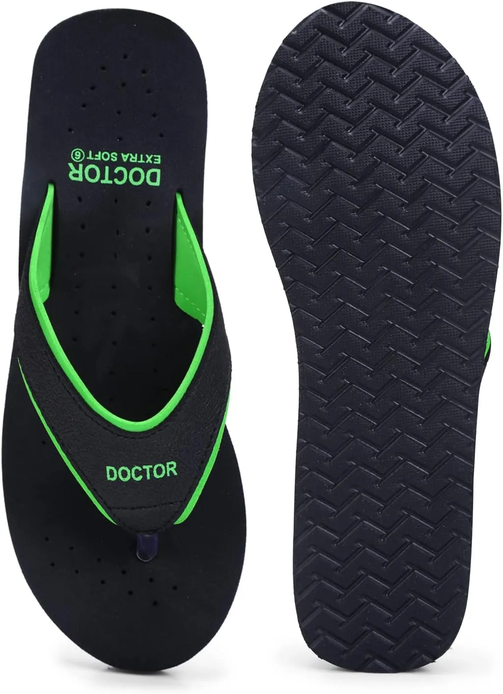 Care Diabetic Orthopedic Pregnancy Flat Super Comfort Dr Flipflops and House Slippers For Women's and Girl's D-18