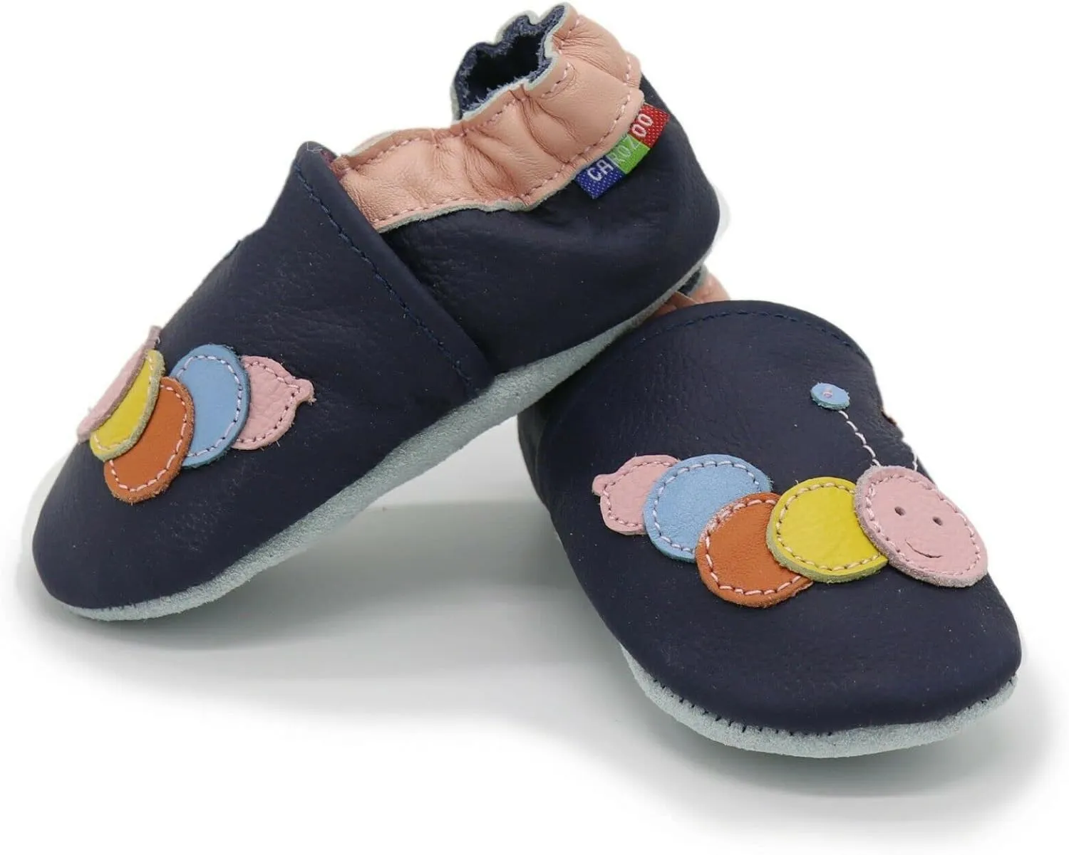 Carozoo Toddler Kids Unisex Slipper Animal Flower Soft Sole Leather Baby Shoes