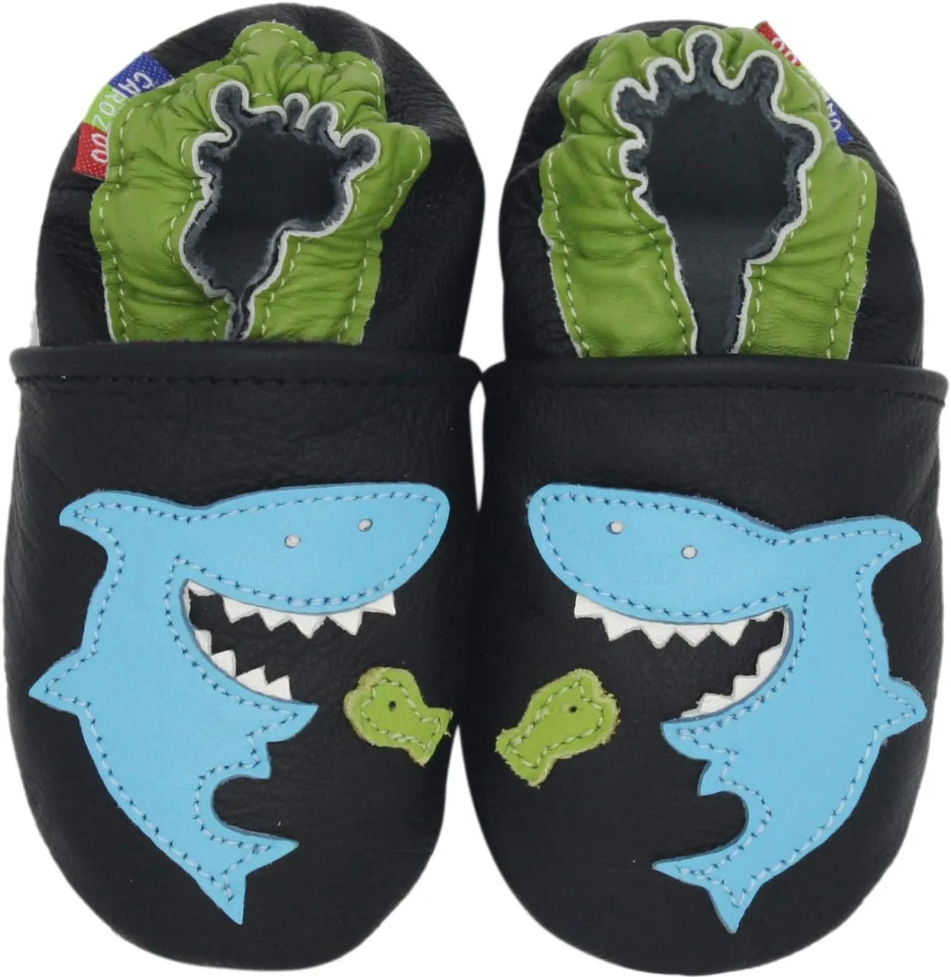 Carozoo Toddler Kids Unisex Slipper Animal Flower Soft Sole Leather Baby Shoes