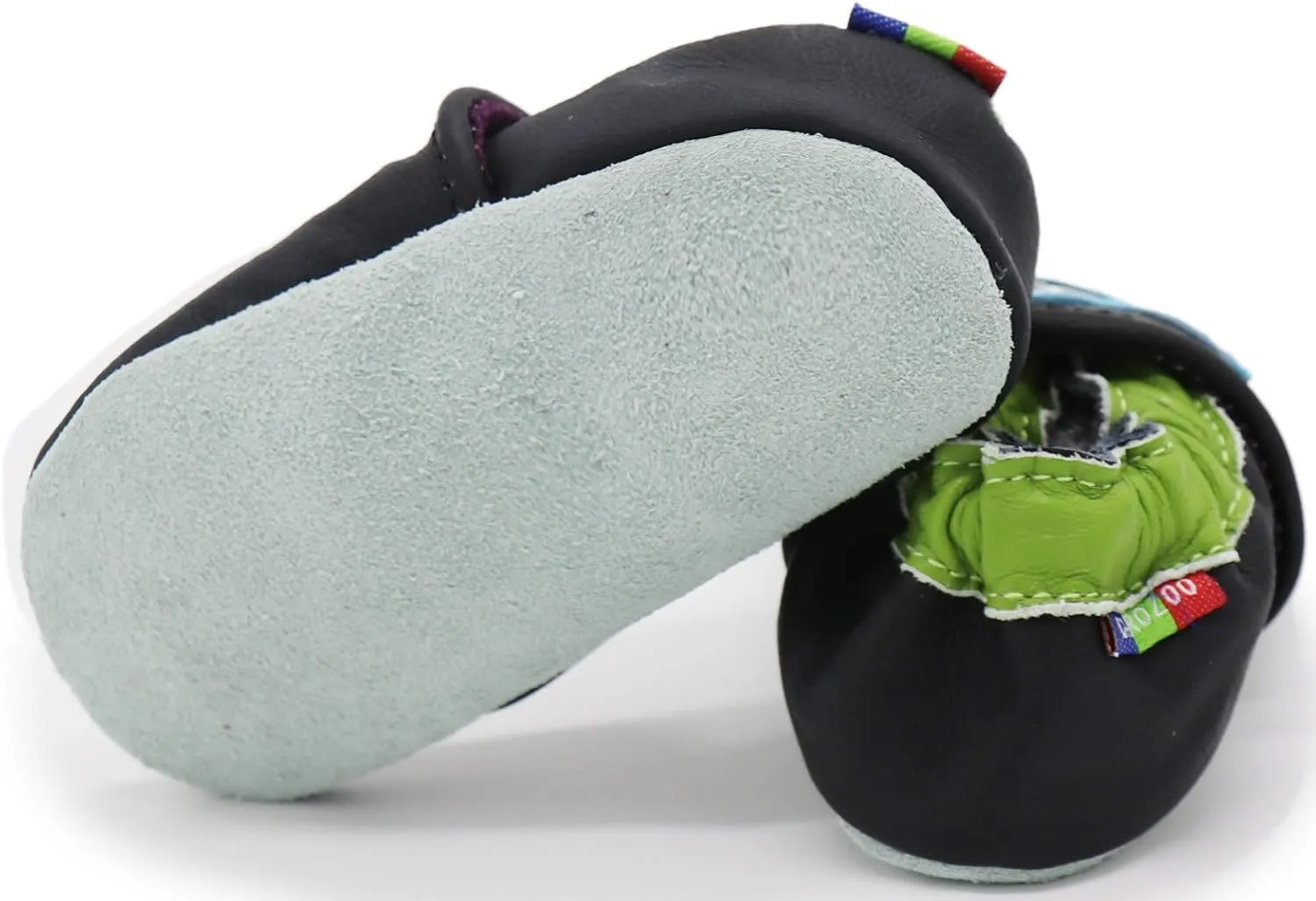 Carozoo Toddler Kids Unisex Slipper Animal Flower Soft Sole Leather Baby Shoes