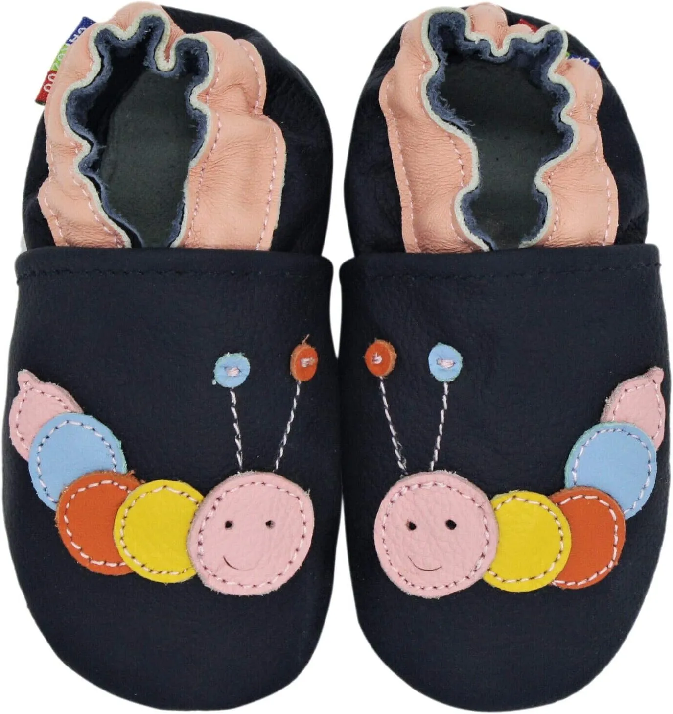 Carozoo Toddler Kids Unisex Slipper Animal Flower Soft Sole Leather Baby Shoes