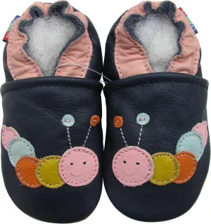 Carozoo Toddler Kids Unisex Slipper Animal Flower Soft Sole Leather Baby Shoes