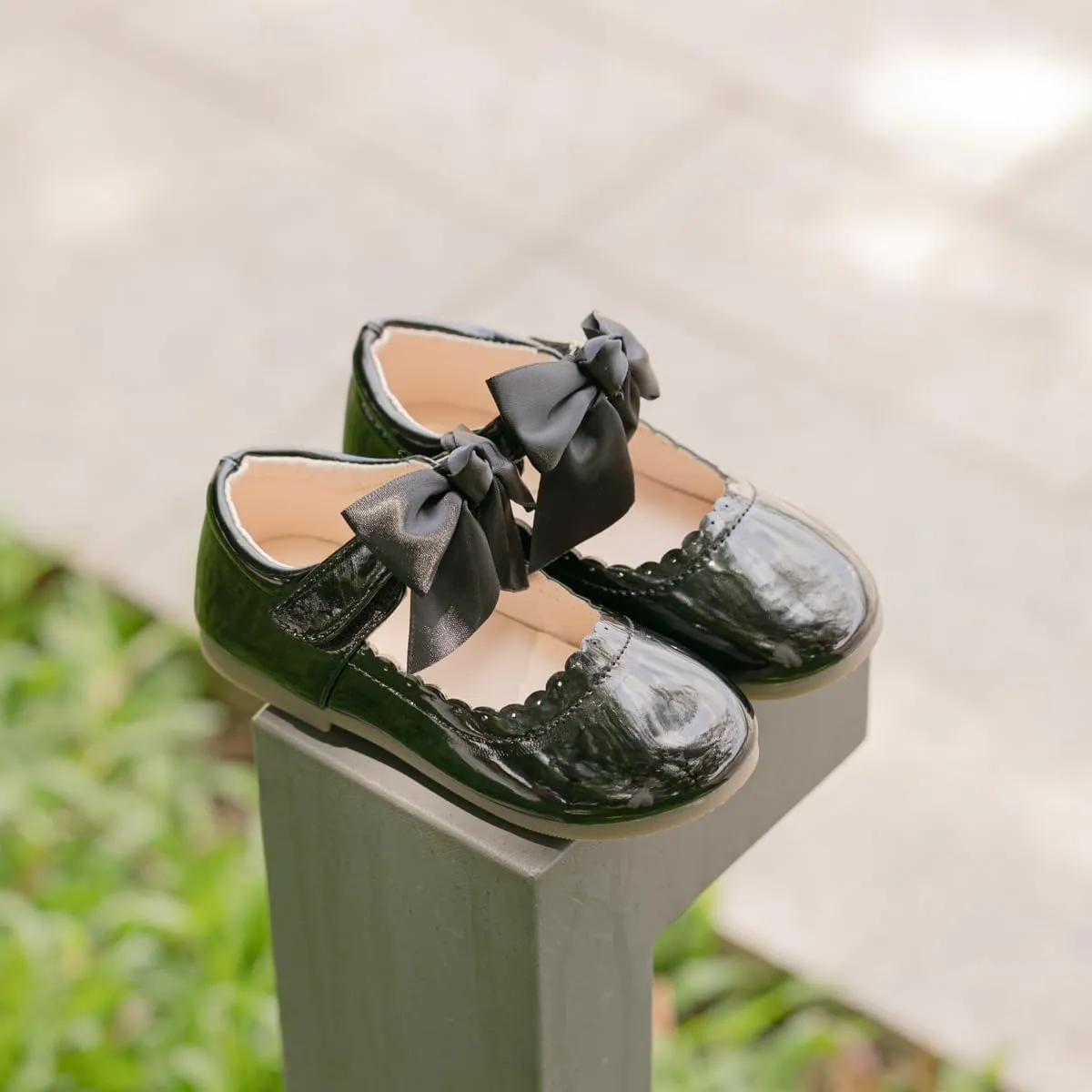 CENCIRILY Toddler Little Girls Flower Dress Shoes Mary Jane Ballet Flats Easter Party School Princess Wedding Shoes