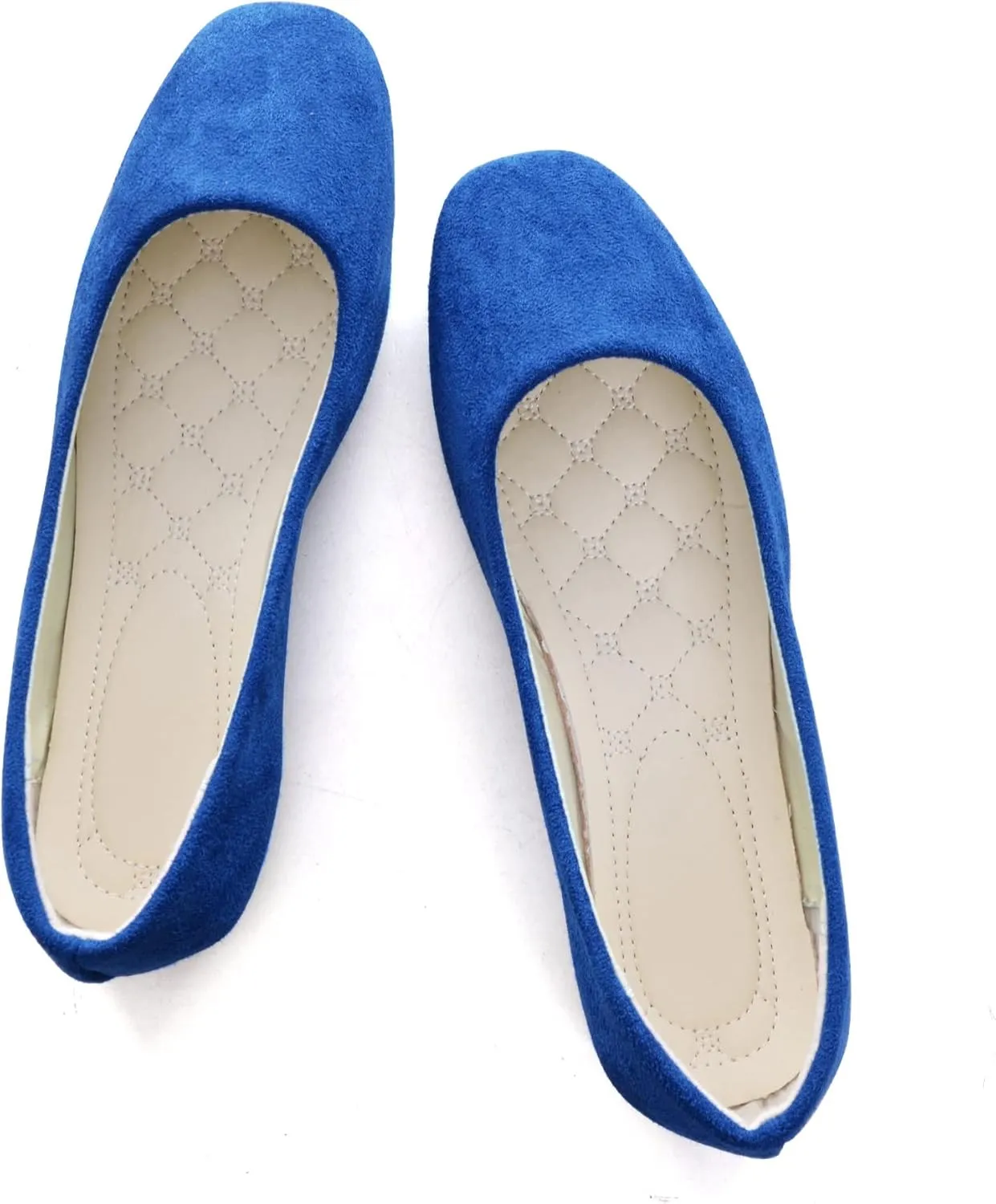 ChaiRong Zhou Women Square Toe Ballets Flats Comfort Slip On Walking Shoes for Driving