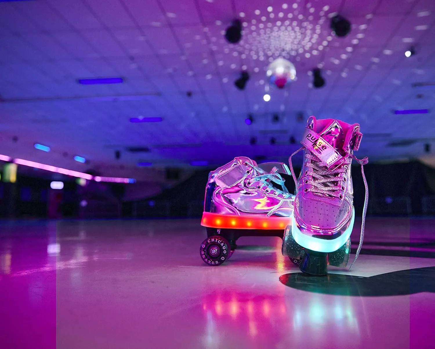 Chicago Skates Pulse Light Up Quad Skates