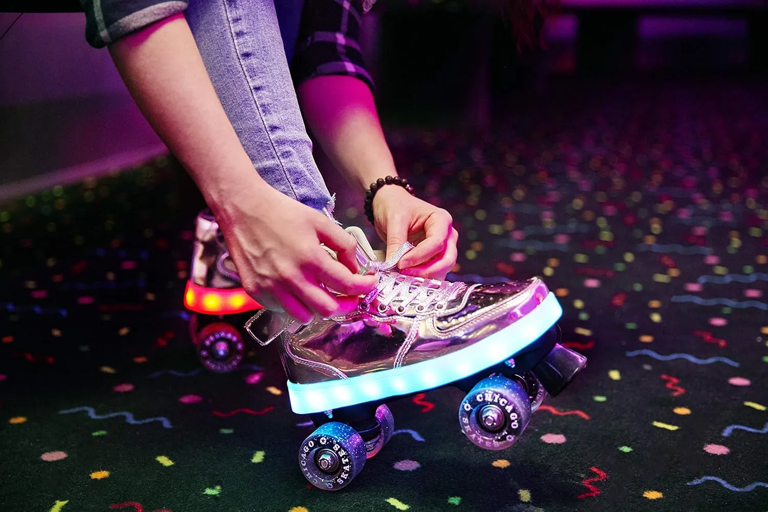 Chicago Skates Pulse Light Up Quad Skates