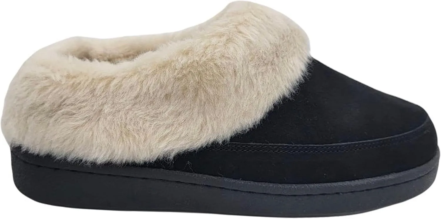 Clarks Women's, Faux Fur Lined Slipper Clog