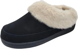 Clarks Women's, Faux Fur Lined Slipper Clog