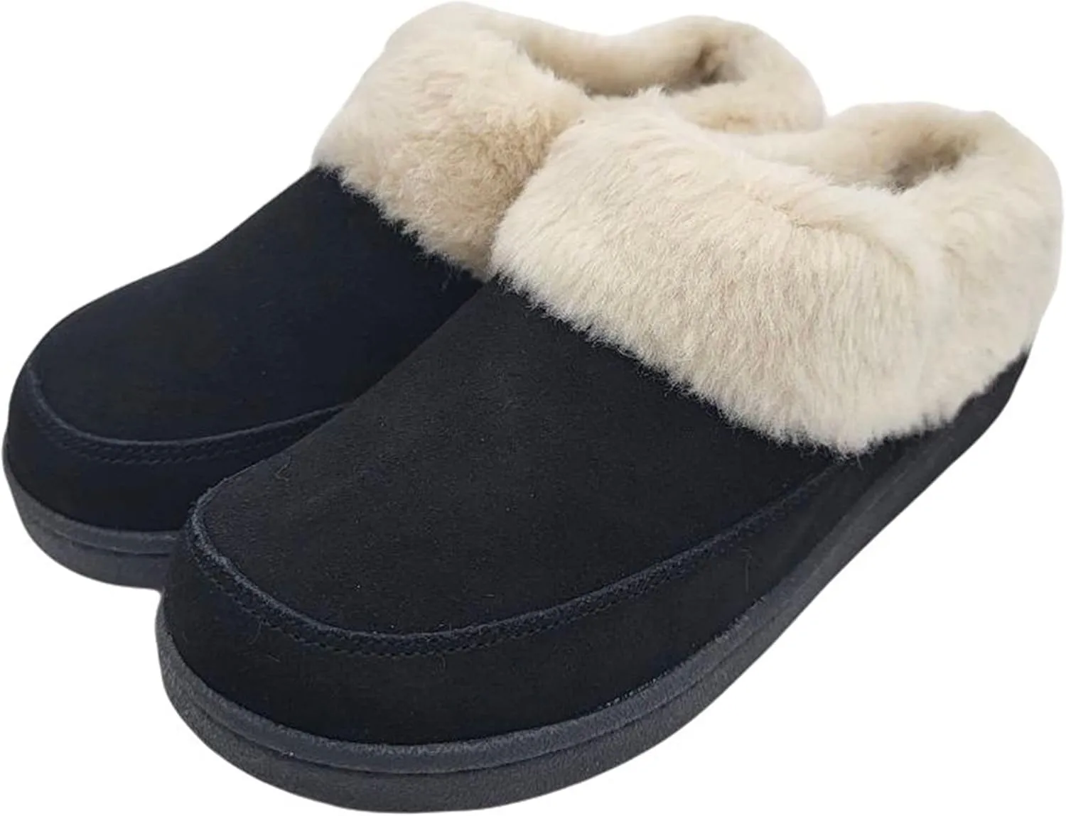 Clarks Women's, Faux Fur Lined Slipper Clog