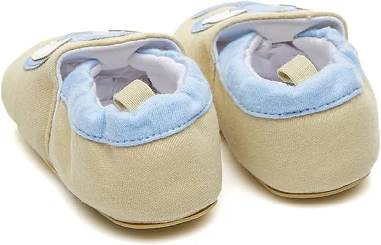 COSANKIM Infant Baby Boys Girls Slipper Soft Sole Non Skid Sneaker Moccasins Toddler First Walker Cirb House Shoes