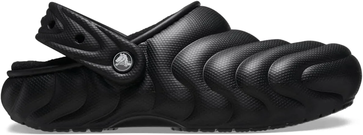 Crocs Unisex-Adult Classic Lined Overpuff & Geometric Clogs, Fuzzy House Slippers