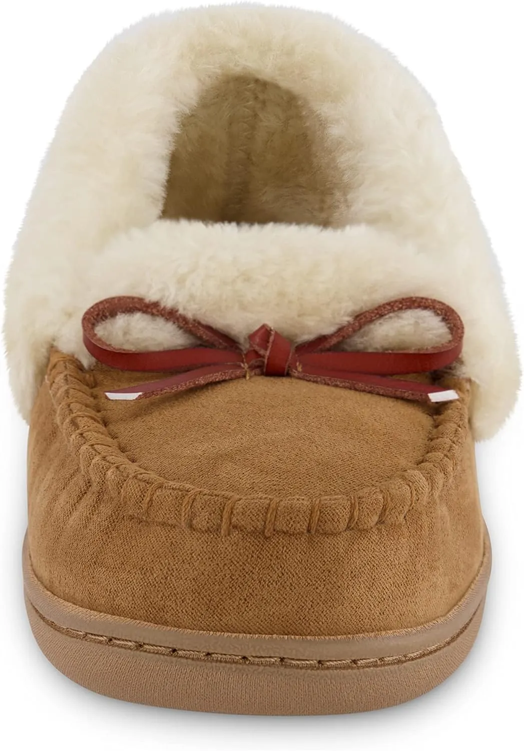 CUSHIONAIRE Women's Sierra Moccasin Slipper  Memory Foam