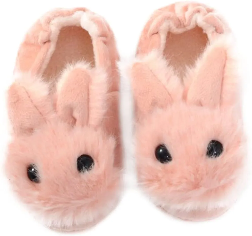 Cute Boys and Girls Slippers Bunny Shape Warm Winter Slippers (size 13/14)
