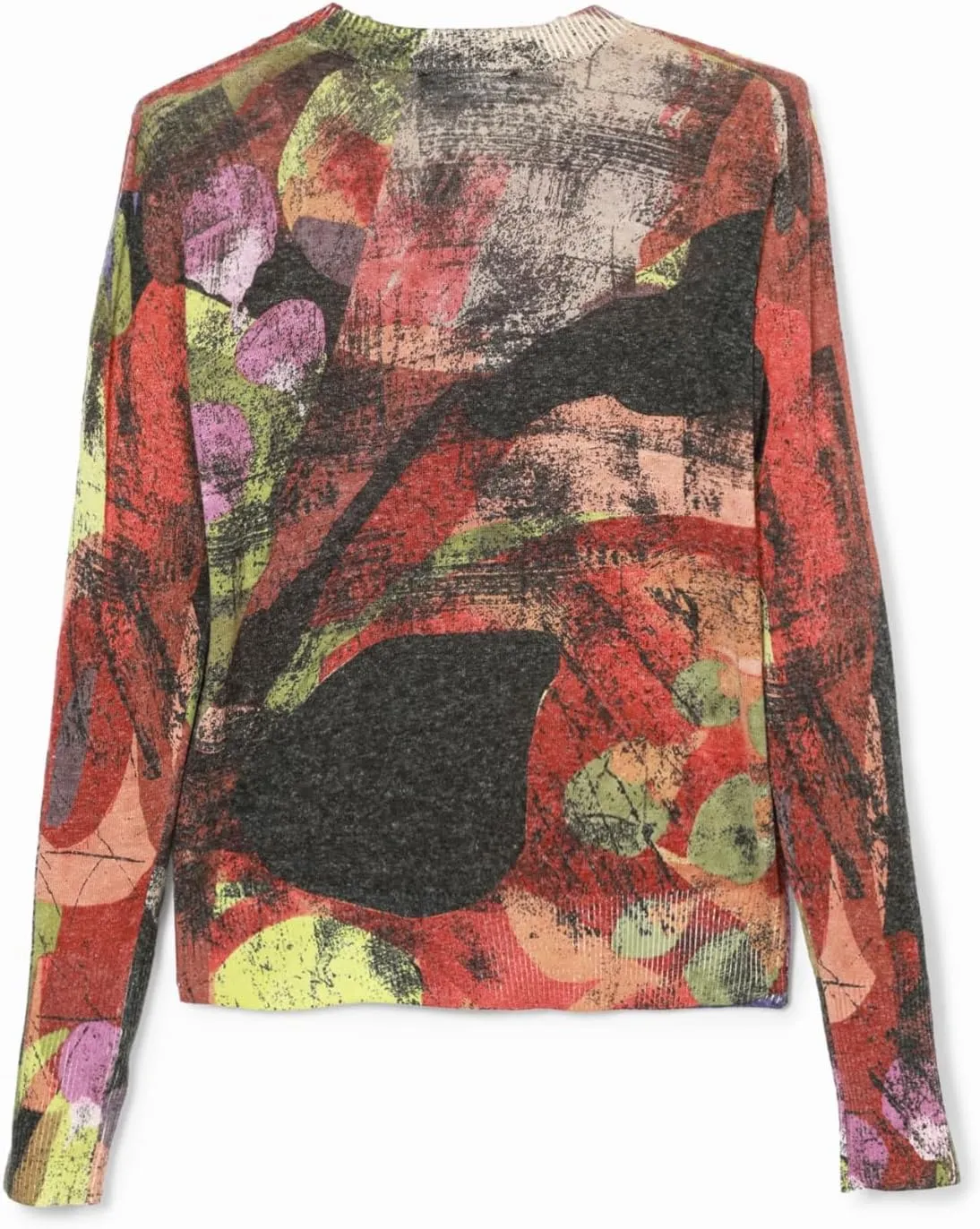 Desigual Women's Woman Flat Knit Thin Gauge Pullover