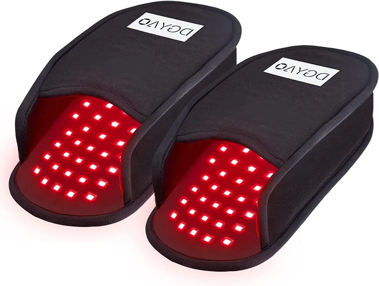 DGXINJUN Red Light Therapy for Foot Infrared Light Therapy Slipper Feet Toes Instep FDA Cleared LED Wearable Body Device with Pulse Mode (2 Pads）