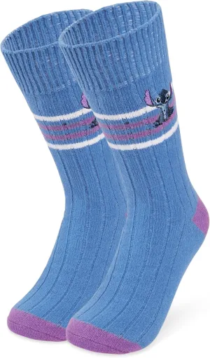 Disney Stitch Bed Socks for Women Teenagers Warm Baby Yoda Slipper Socks Non Slip One Size Stitch Gifts