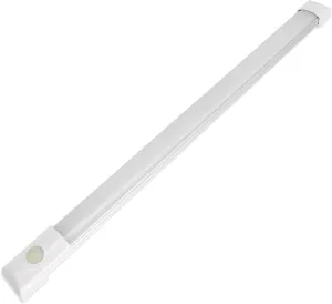 Dream lighting 12 Volts LED Under Cabinet Strip Light with Switch 12 inch Slim Line Light for RV, Camper and Motorhome, 5.4W, 400 Lumens 2-Phased 3000K Warm White Lighting (1 Light)