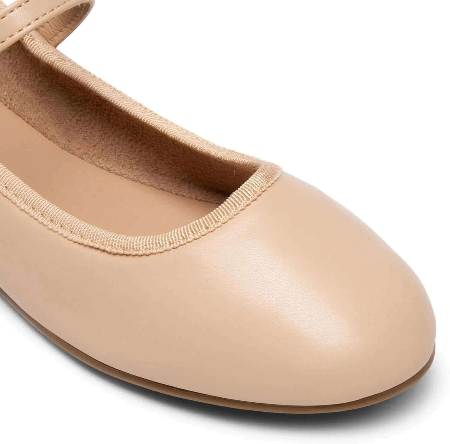 DREAM PAIRS Women's Ballet Flats Mary Jane Shoes, Round Toe Comfortable Dressy Casual Slip-on Work Daily Soft Flat Shoes