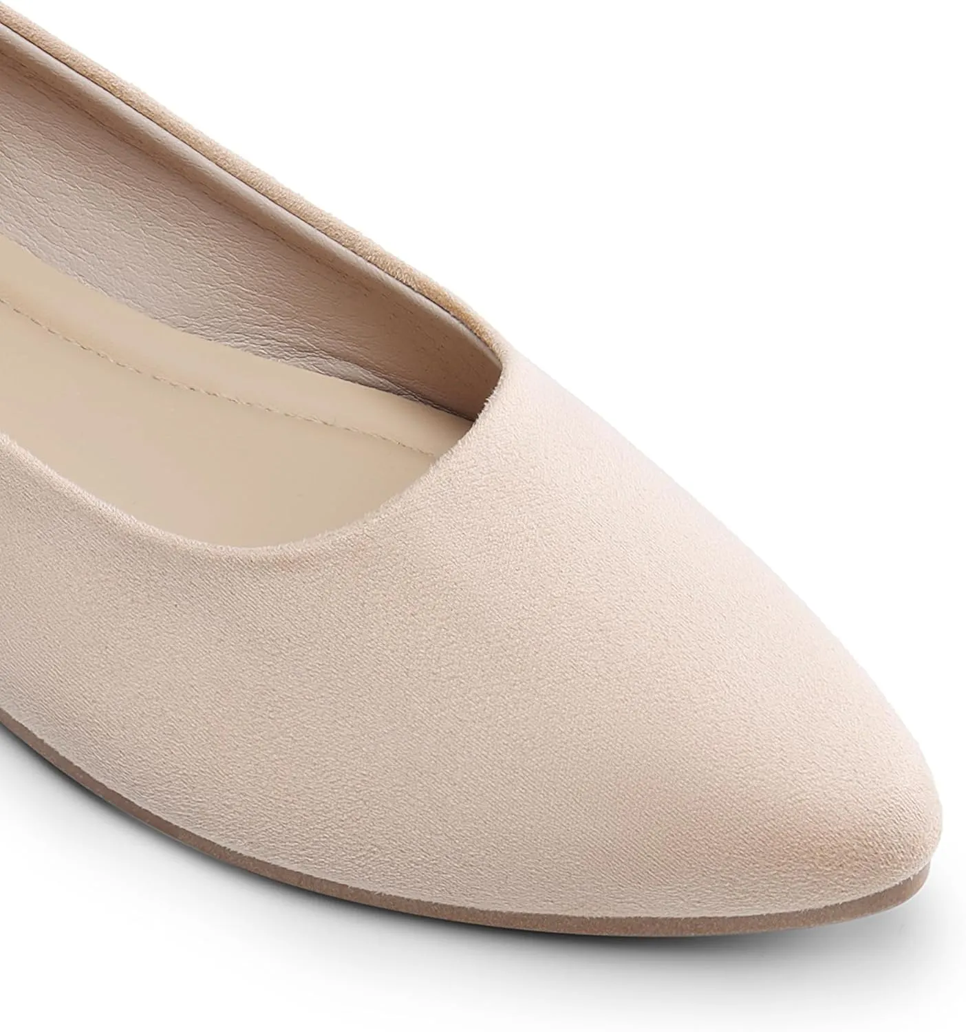 DREAM PAIRS Women’s Flats Comfortable Slip On Business Work Office Casual Suede Ballet Flats Pointed Toe Dress Shoes