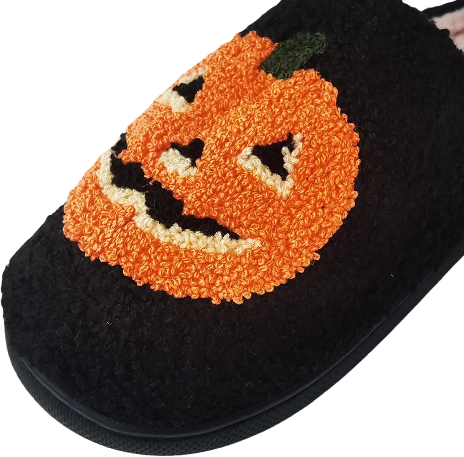 DRUGS ARE BAD Halloween Slippers for Women Men Spooky Lantern Pumpkin Slippers Soft Warm Plush House Indoor Outdoor Slippers
