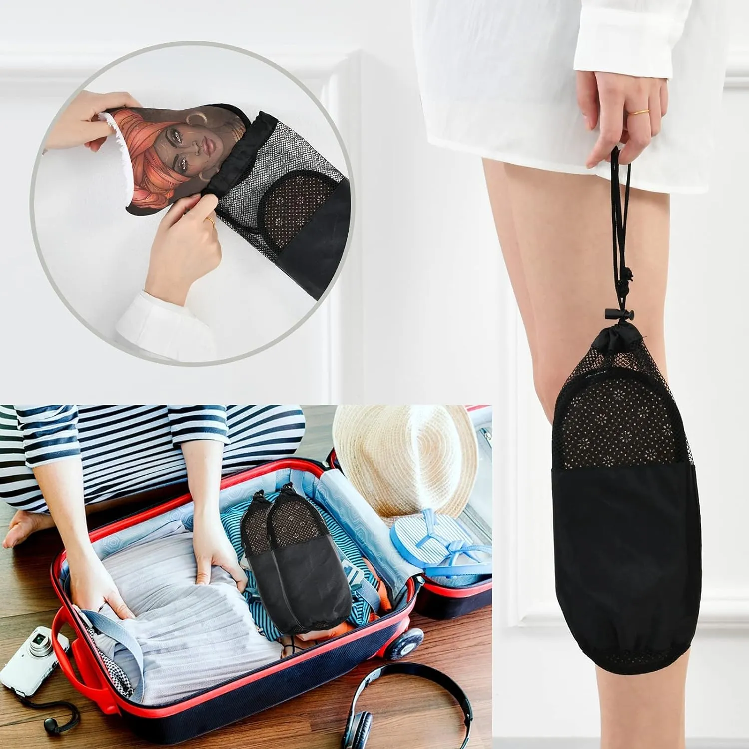 Dussdil Winter Spa Slippers Home House Slippers for Women Men Travel Slipper Soft Memory Foam Slipper Non Slip for Hotel Bedroom Shoes Slippers