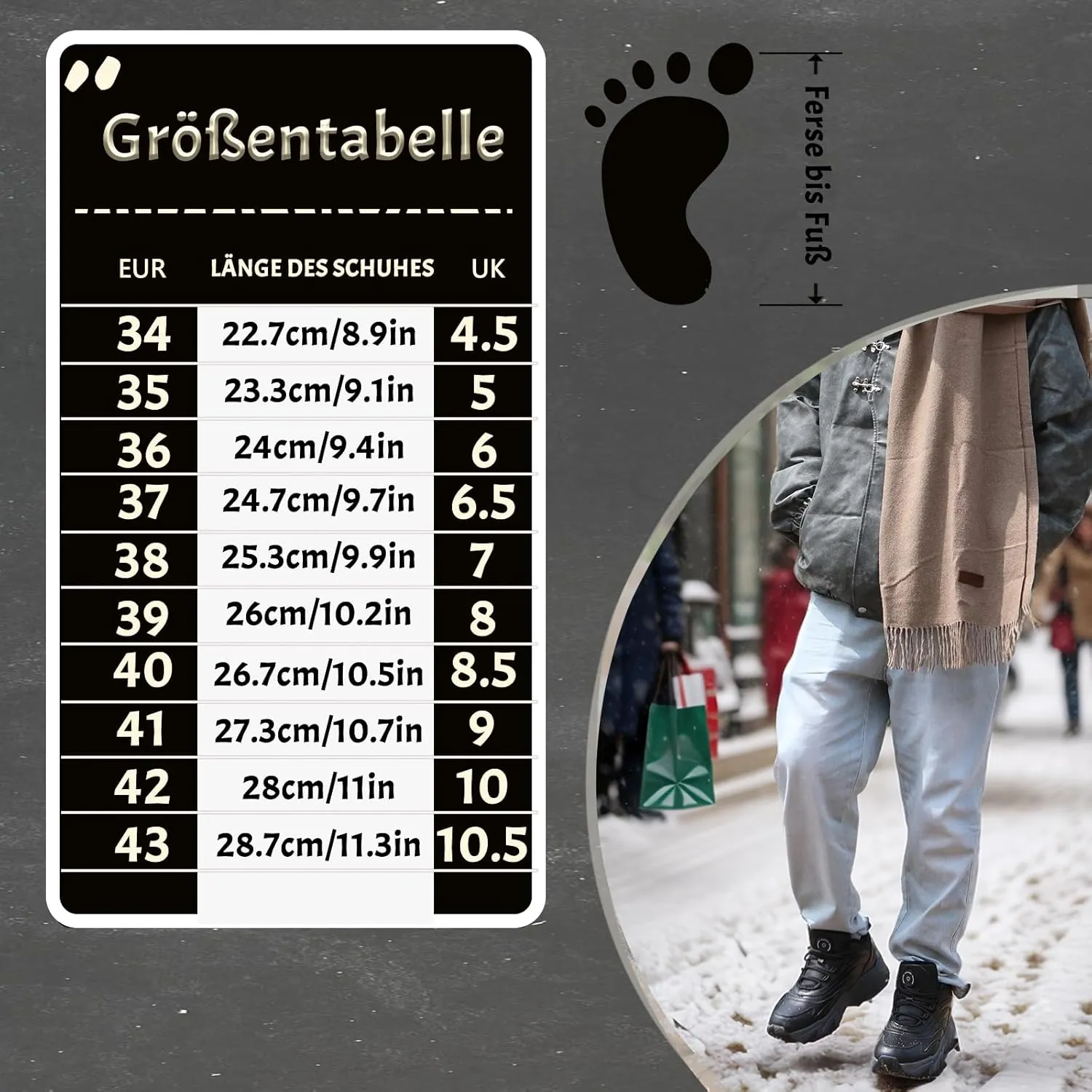 Electric Shoes for Men, Heated Sneakers with 4000Mah Rechargeable Battery, Foot Warmer Shoes 3 Heating Levels, Heating Hiking Shoes for Unisex Outdoor Feet Warm
