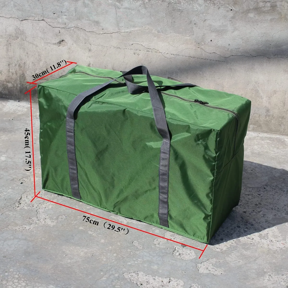 Extra Large 30" Moving Bag Totes Heavy Duty Reusable Inflatable Kayak Storage Carry Bag Lightweight Nylon Luggage Bag for Travelling,College Dorm, Camping, Christmas Decorations Storage