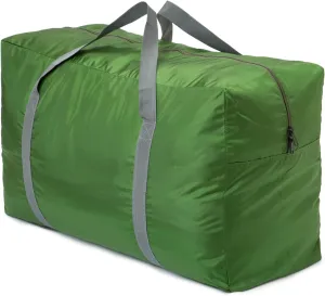 Extra Large 30" Moving Bag Totes Heavy Duty Reusable Inflatable Kayak Storage Carry Bag Lightweight Nylon Luggage Bag for Travelling,College Dorm, Camping, Christmas Decorations Storage