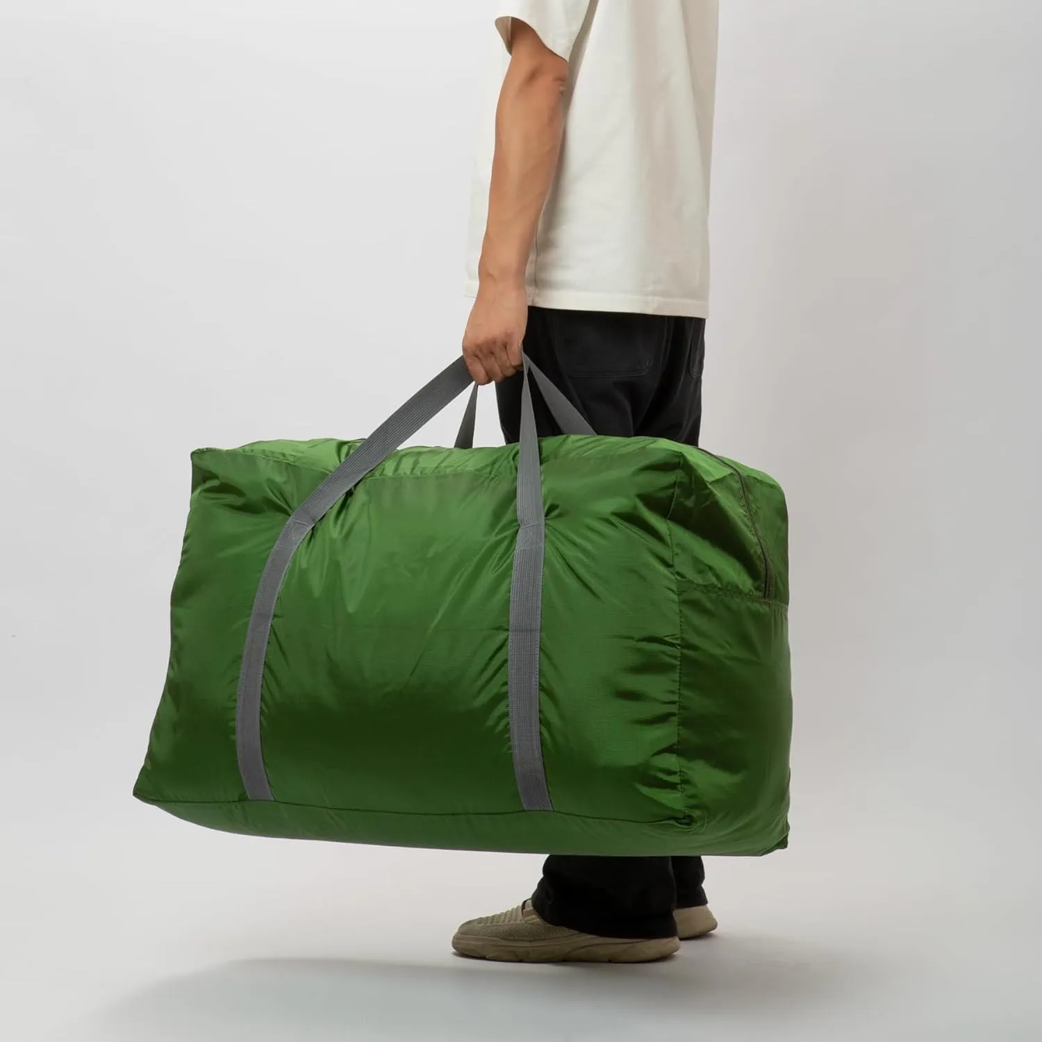 Extra Large 30" Moving Bag Totes Heavy Duty Reusable Inflatable Kayak Storage Carry Bag Lightweight Nylon Luggage Bag for Travelling,College Dorm, Camping, Christmas Decorations Storage