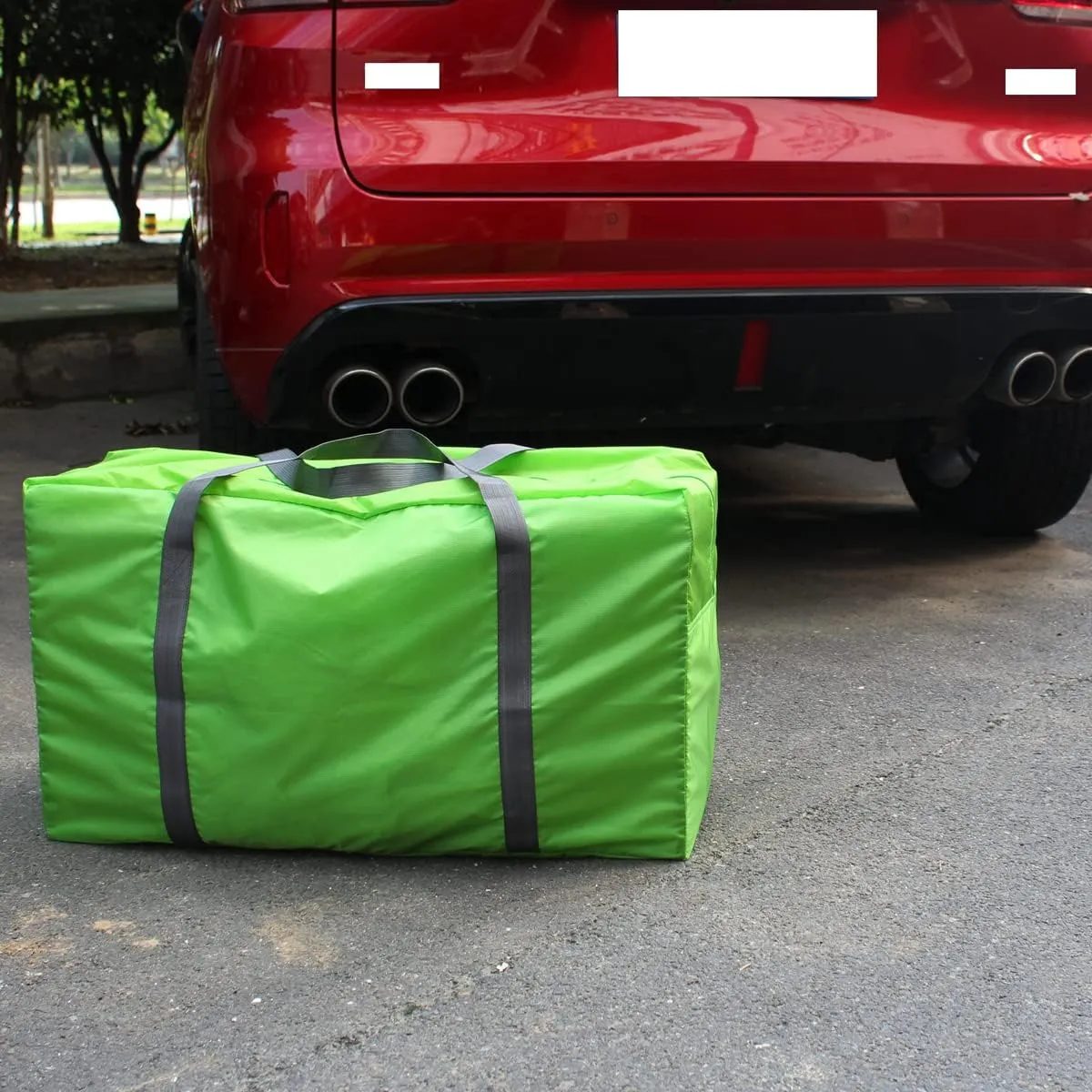 Extra Large 30" Moving Bag Totes Heavy Duty Reusable Inflatable Kayak Storage Carry Bag Lightweight Nylon Luggage Bag for Travelling,College Dorm, Camping, Christmas Decorations Storage